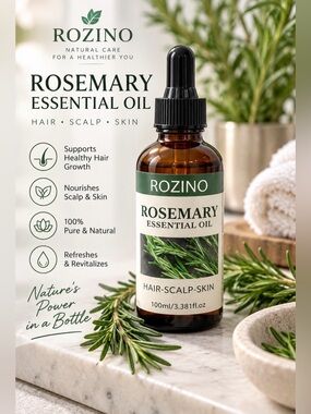 Rozino Rosemary Essential Oil -  2 Bottles